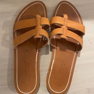 K. Jacques Pul Natural leather Montauk Sandal 41